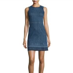 New Theory Denim Sleeveless Dress Size 2